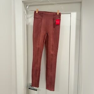 Spanx suede leggings